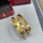 CARTIER LOVE bracelet classic model brushed - Image 4