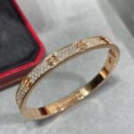 CARTIER LOVE bracelet classic model paved - Image 2