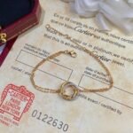 CARTIER Trinity bracelet on chain diamonds - Image 4