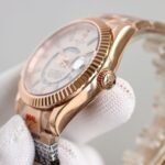 Rolex Sky Dweller 42 mm Oyster Fluted Bezel Intense white Dial 336935 - Image 7
