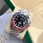 [Super Clone] Rolex GMT Master II 40 mm Jubilee Red and blue Bezel Black Dial 126710BLRO - Image 2