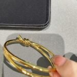 Tiffany and Co TIFFANY Knot Double Row Hinged Bangle - Image 3