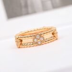 Van Cleef and Arpels Perlée sweet clovers ring - Image 2
