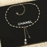 CHANEL CC Pearl Necklace - Image 5