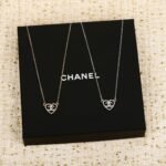 CHANEL 25P CC Heart Necklace - Image 3