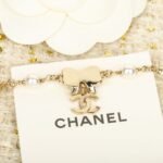 CHANEL CC Pearl Necklace - Image 4