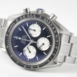 Omega Speedmaster Reduced 39mm Steel On Steel Blue Dial - Image 4