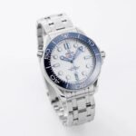 Omega Seamaster Diver 300M 42mm Steel On Steel Blue White Dial - Image 4