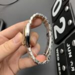 [Super Clone] Rolex Lady Datejust 28 mm Jubilee Domed Bezel White mother of pearl Dial 279171 - Image 4