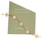 Van Cleef and Arpels Vintage Alhambra bracelet 5 motifs - Image 5