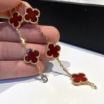 Van Cleef and Arpels Vintage Alhambra bracelet 5 motifs - Image 5