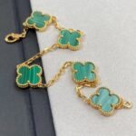 Van Cleef and Arpels Vintage Alhambra bracelet 5 motifs - Image 5