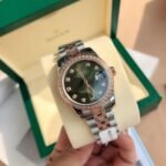 [Super Clone] Rolex Lady Datejust 28 mm Jubilee Brilliant diamond set Bezel Olive green set with diamonds Dial 279381RBR - Image 2