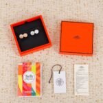 HERMES Hermès Ex-Libris earrings, very small model - Image 4
