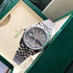 [Super Clone] Rolex Datejust 41 mm Jubilee Fluted Bezel Slate Dial 126334 - Image 5