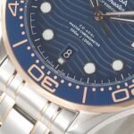 Omega Seamaster Diver 300M 42mm Steel Rose Gold On Steel Blue Dial - Image 5