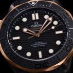 Omega Seamaster Diver 300M 44mm Black Ceramic On Rubber Strap Black Dial - Image 5