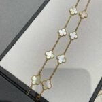 Van Cleef and Arpels Vintage Alhambra necklace 10 motifs - Image 3