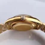 Rolex Daydate 36 mm President Fluted Bezel Champagne colour set with diamonds Dial 128238 - Image 5