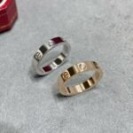 CARTIER LOVE ring small model 1 diamond - Image 6