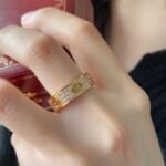 CARTIER LOVE ring classic model paved - Image 5