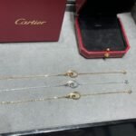 CARTIER LOVE bracelet on chain half-paved - Image 5
