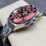 [Super Clone] Rolex Submariner Date 41 mm Oyster Red Bezel Red Dial - Image 8