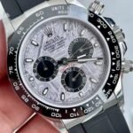 [Super Clone] Rolex Cosmograph Daytona 40 mm Oysterflex Ceramic Bezel Meteorite and black Dial 126519LN - Image 6