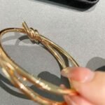 Tiffany and Co TIFFANY Knot Double Row Hinged Bangle - Image 3