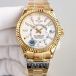 Rolex Sky Dweller 42 mm Oyster Fluted Bezel Intense white Dial 336938 - Image 2