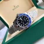 [Super Clone] Rolex GMT Master II 40 mm Jubilee Blue and black Bezel Black Dial 126710BLNR - Image 4