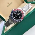 Rolex GMT Master II 40 mm Jubilee Red and blue Bezel Black Dial 126710BLRO - Image 3
