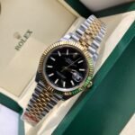 [Super Clone] Rolex Datejust 41 mm Jubilee Fluted Bezel Bright black Dial 126333 - Image 5