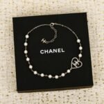 CHANEL 25P CC Pearl Necklace - Image 2
