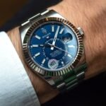[Super Clone] Rolex Sky Dweller 42 mm Oyster Fluted Bezel Bright blue Dial 336934 - Image 2