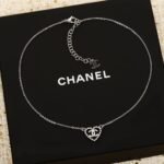 CHANEL 25P CC Heart Necklace - Image 2