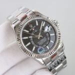 Rolex Sky Dweller 42 mm Oyster Fluted Bezel Bright black Dial 336934 - Image 3