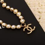 CHANEL CC Pearl Necklace - Image 3