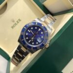 [Super Clone] Rolex Submariner Date 41 mm Oyster Blue ceramic Bezel Bright blue Dial 126613LB - Image 2
