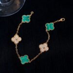 Van Cleef and Arpels Vintage Alhambra bracelet 5 motifs - Image 4