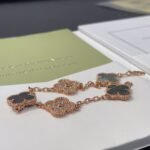 Van Cleef and Arpels Vintage Alhambra bracelet 5 motifs - Image 5