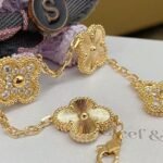 Van Cleef and Arpels Vintage Alhambra bracelet 5 motifs - Image 5