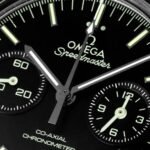 Omega Speedmaster Dark Side Of The Moon 44mm Black Ceramic On Leather Strap Black Dial - Image 4