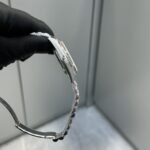 [Super Clone] Rolex Daydate 36 mm President Fluted Bezel Ice blue Dial 128236 - Image 5