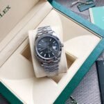 [Super Clone] Rolex Datejust 41 mm Jubilee Fluted Bezel Slate Dial 126334 - Image 4