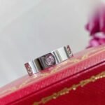 CARTIER LOVE ring classic model 3 diamonds - Image 5