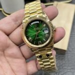 Rolex Daydate 36 mm President Fluted Bezel Blue ombre Dial 128238 - Image 3