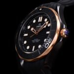 Omega Seamaster Diver 300M 44mm Black Ceramic On Rubber Strap Black Dial - Image 6