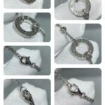 CARTIER LOVE bracelet on chain 2 diamonds - Image 3