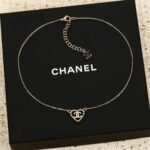CHANEL 25P CC Heart Necklace - Image 2